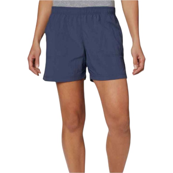 Columbia Pants - Columbia Women's 5" Sandy River Short Blue Pull On Size Small Outdoor Swim UPF